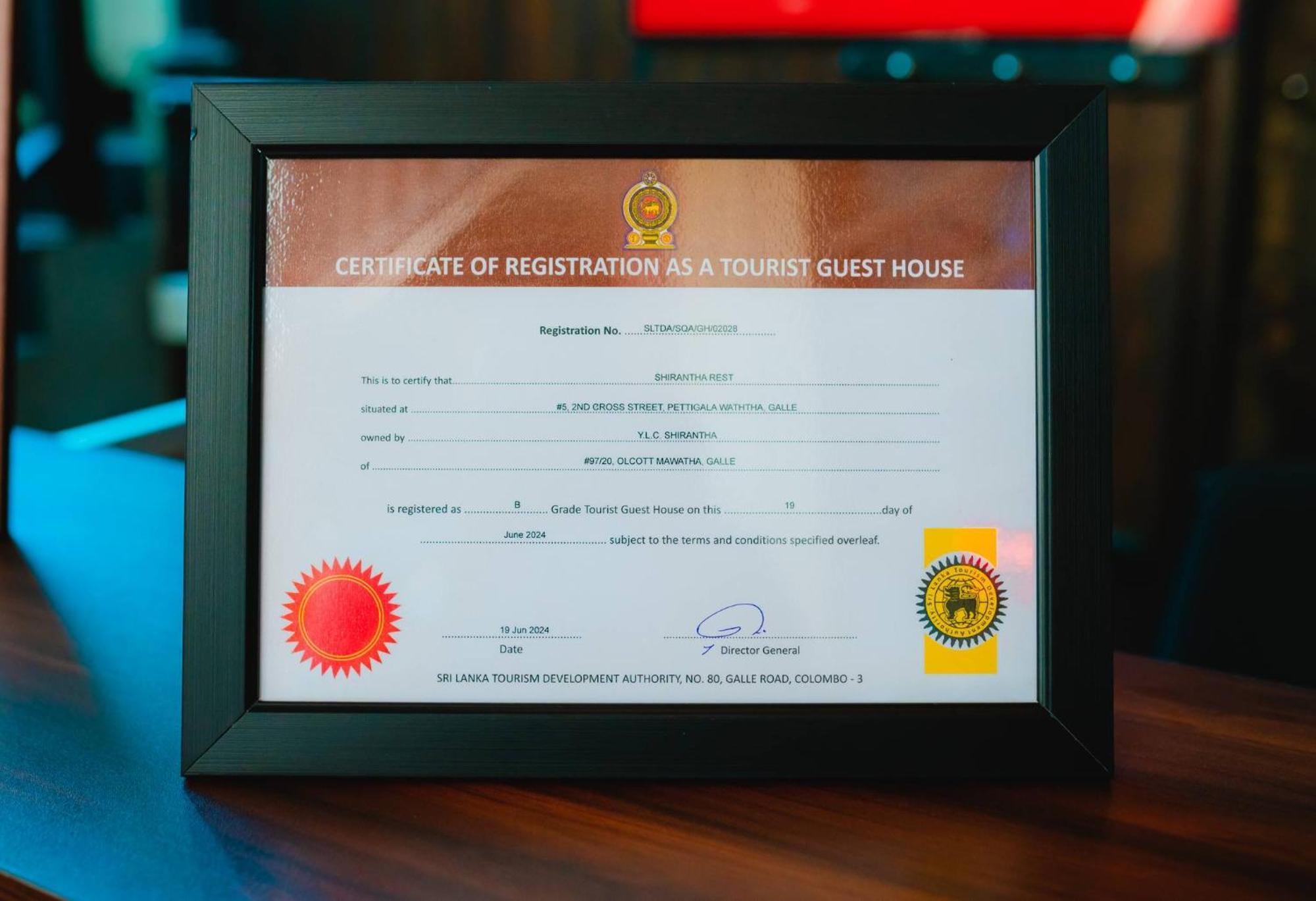 Shirantha Hotel Ґалле Екстер'єр фото