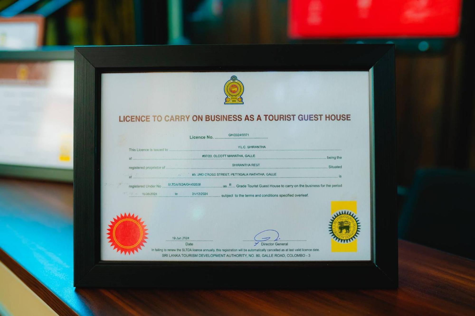 Shirantha Hotel Ґалле Екстер'єр фото